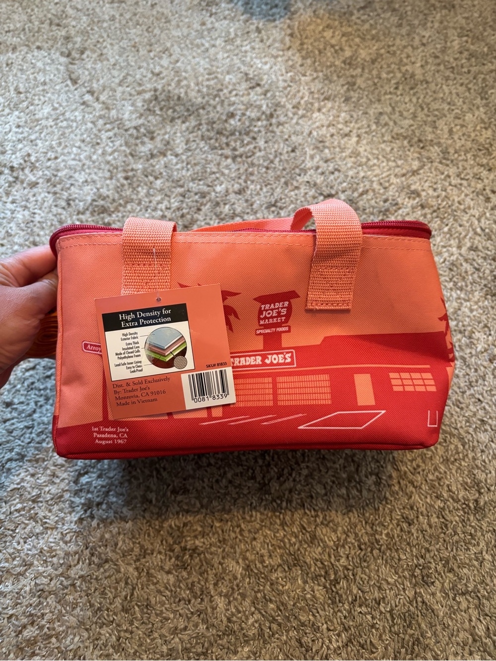 NWT Trader Joe’s mini insulated bag
